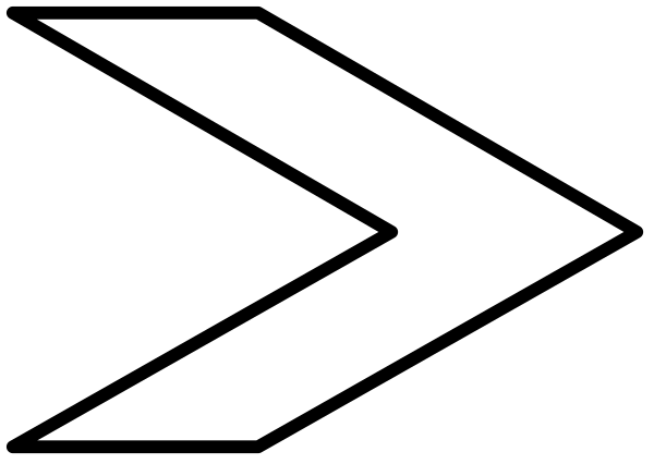 The image shows a black line with two white rectangles on either side of it against a gray background.