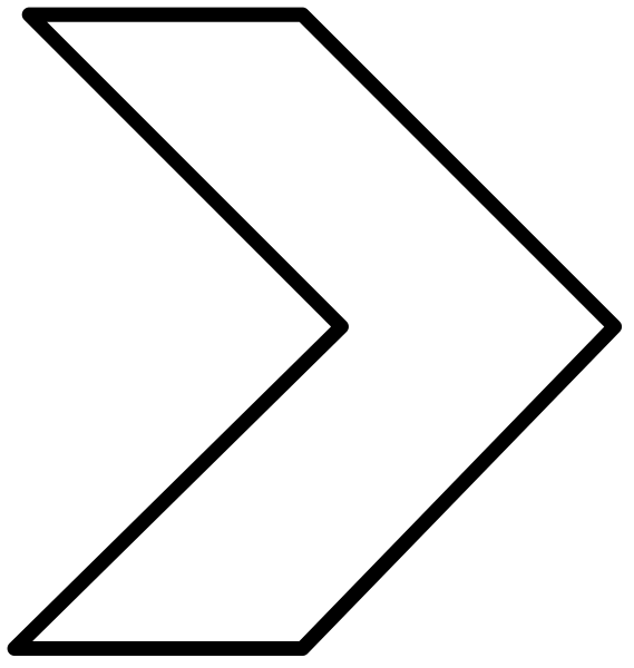 The image shows a simple black and white line drawing of three vertical lines with varying lengths against an empty background.