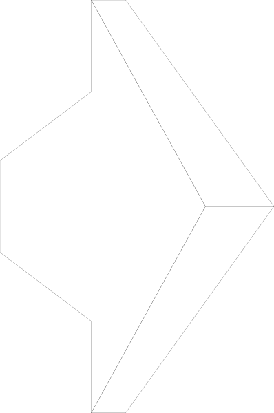 The image shows a black and white pixelated representation of an airplane wing with two distinct shades: darker on top and lighter at bottom.