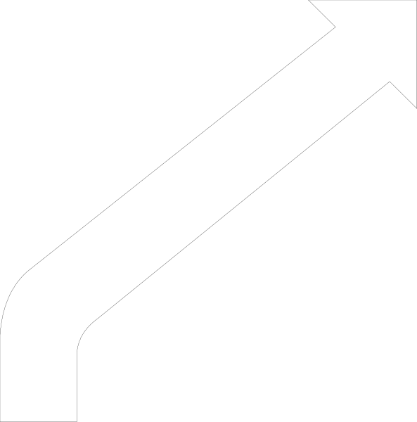 The images show a black arrow pointing downwards on both sides of an object that resembles a house with two windows in between them.