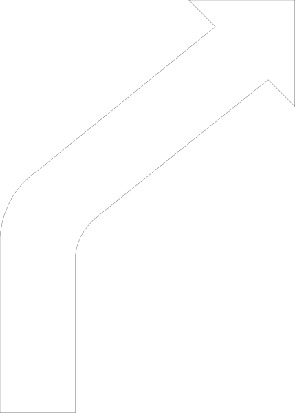 The image shows a black arrow pointing to its right side against an indistinct background with no other discernible details visible in this small clip-art format.