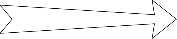The image shows a black arrow pointing to its right with an exclamation mark on it against a gray background.