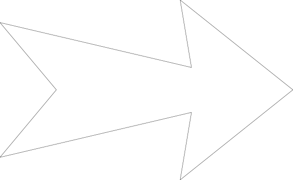 The image shows a black arrow pointing to its right with white lines forming an abstract pattern around it on what appears to be a gray background.