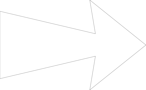The image shows a black arrow pointing to its right with an exclamation mark above it on top of what appears to be a white surface in front of another similar object that is partially obscured by the first one, suggesting directionality and possibly indicating movement from left to right or vice versa within this context.