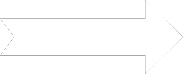 The image shows a black arrow pointing to its right side with two white arrows on either end of it forming an "L" shape against a gray background.