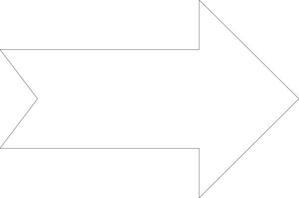 The image shows a black arrow pointing to its right with an exclamation mark above it on what appears to be a white background.