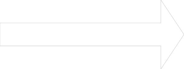 The image shows a black arrow pointing to its right side with two white arrows on either end of it against an untextured background.
