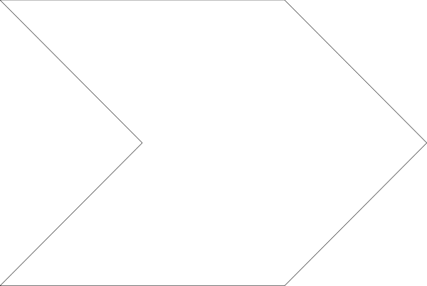 The image shows a black arrow pointing to an unseen destination on a white background with no other discernible elements present in this small clip-art format.