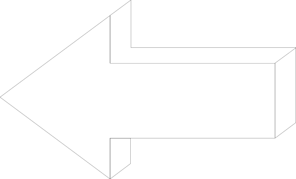 The image shows a black arrow pointing to an unidentified object on its right side with no other discernible details provided in this description.