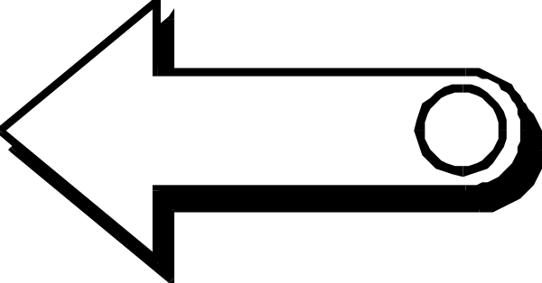 The black and white image shows a directional arrow pointing to an unseen destination with text that reads "10 miles" indicating distance from current location.