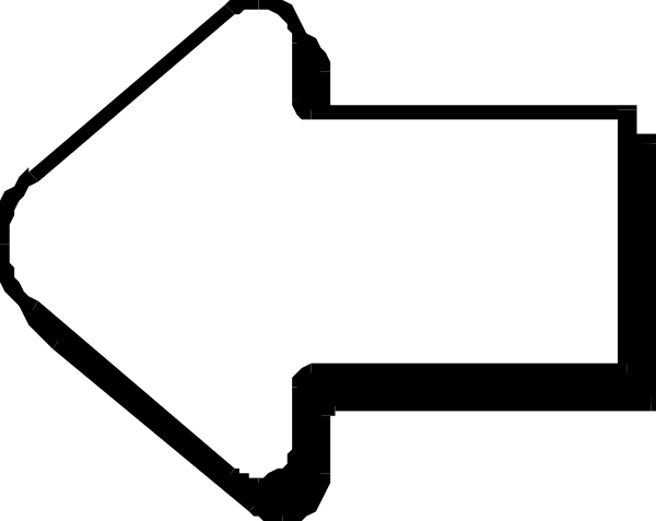 The image shows a black arrow pointing to an unseen direction on its right side with no other discernible content visible in this small clip-art format.