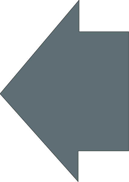 The image shows a simple black arrow pointing to its right side against an abstract background with no other discernible elements present in this small clip-art format.