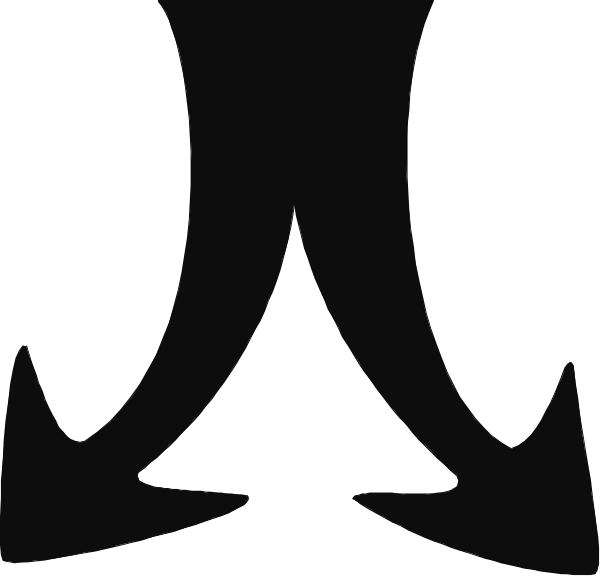 The black and white logo of a company with an abstract design resembling stylized wings on either side of what appears to be a crown-like symbol in between them.