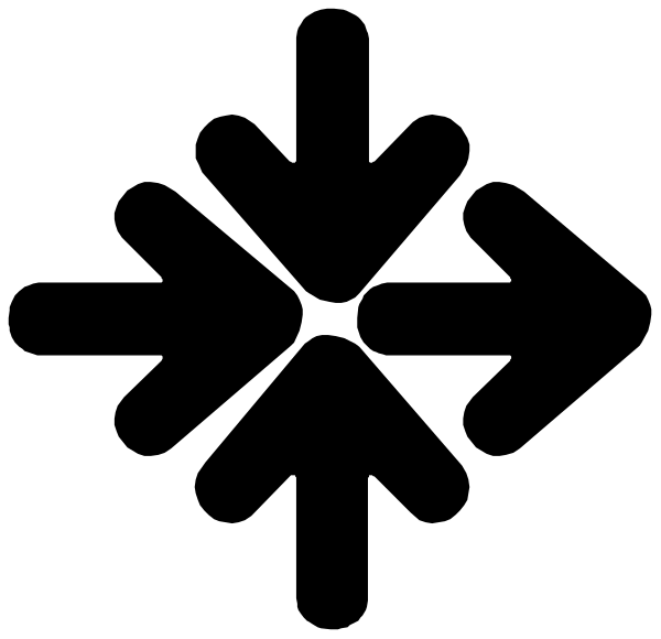 The black background of a computer screen with white text that reads "Hello World!"
