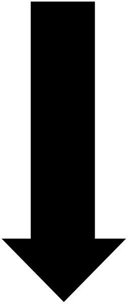 The image shows a black vertical line on a gray background with horizontal stripes of varying shades from light to dark grey at its base.