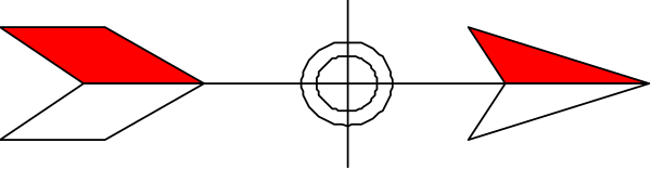 The image shows a red stripe on an otherwise gray background with no other discernible details to provide information about any additional elements in this clip-art representation of what appears to be a simple graphic design rather than depicting real objects, people, animals or actions within it.