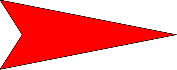 The image shows a red arrow pointing to its right with an abstract background that is mostly grayish tones.