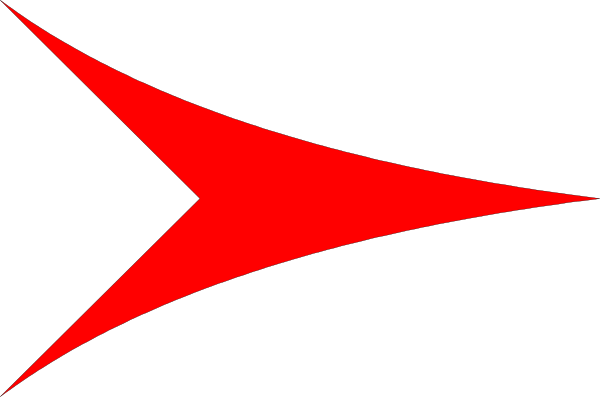 The image shows a red arrow pointing to an unseen location on a dark background with no other discernible details visible in this small clip-art format.