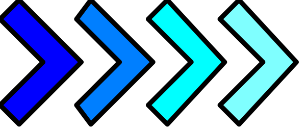 The image shows a digital display of an abstract pattern with blue arrows pointing upwards on what appears to be a dark background.