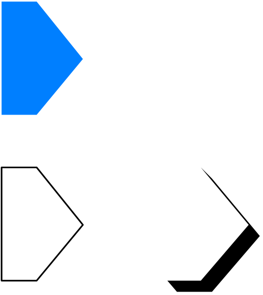 The image shows a black arrow pointing to an icon of a blue house with white windows on what appears to be a computer screen displaying various icons in shades of gray and brown against a dark background. There is no text present, so there's nothing that can be described as actions or setting within the context provided by this image description. The focus here would primarily involve identifying objects: an arrow pointing at something on the right side (a house icon), which suggests some form of navigation or selection process in a computer interface.