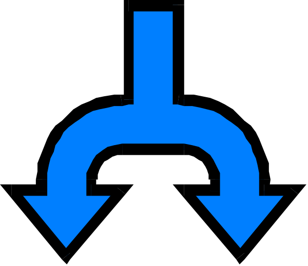 The image shows a blue arrow pointing to an icon of two arrows forming a loop with text that reads "loop."