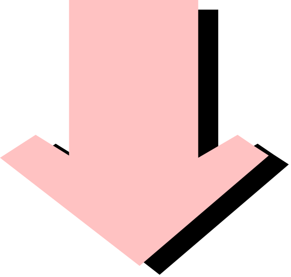 The image shows a pink downward arrow pointing to an upward white arrow with no additional context provided about any other elements present in this clip-art graphic.