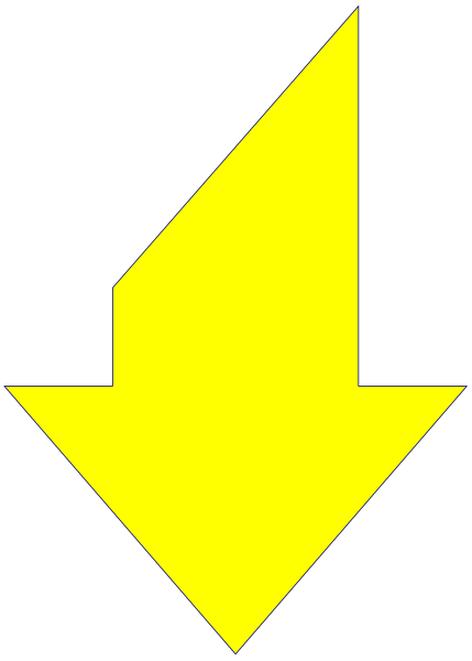The image shows a black arrow pointing upwards with an exclamation mark on top of it against a white background.