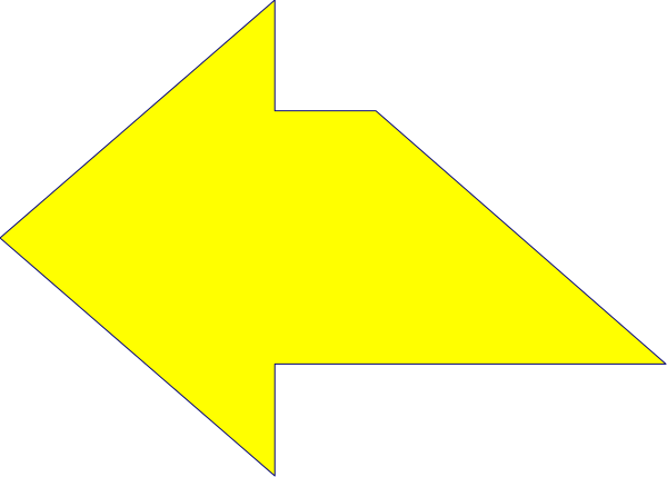 The image shows a yellow arrow pointing to the right on an abstract background with black lines forming shapes that could be interpreted as stylized buildings or structures in various directions.
