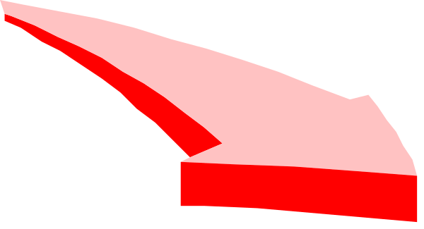 The image shows a red car with white stripes on it against a gray background.