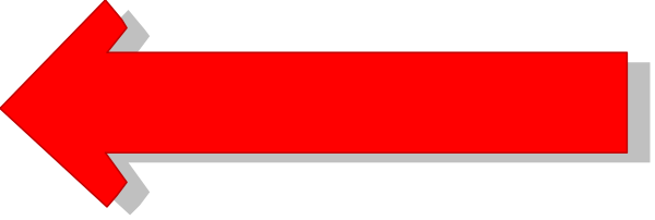 The image shows a red arrow pointing to its right with an exclamation mark on top of it against a gray background.