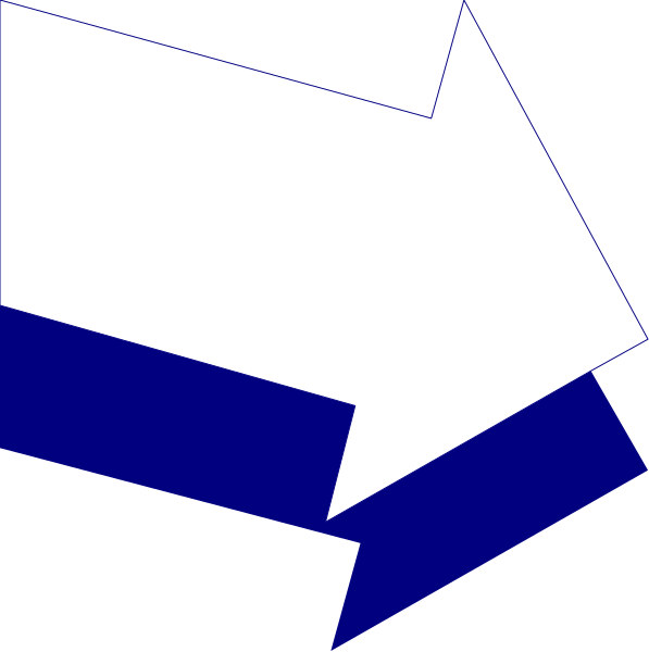 The image shows a blue arrow pointing to its right side with an abstract design on both ends of it against a black background.