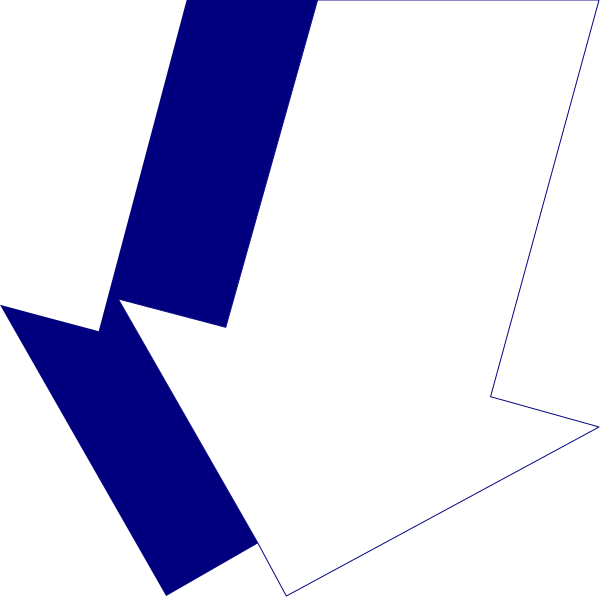 The image shows a stylized graphic of an arrow pointing downward with two arrows on either side forming a triangle shape in blue against a black background.