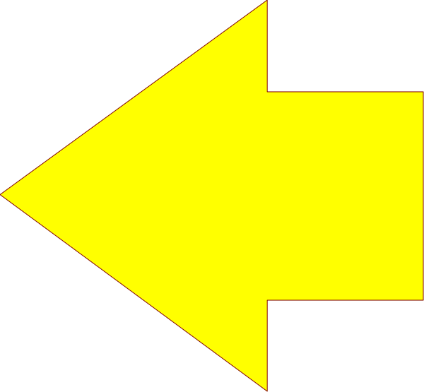 The image shows a black arrow pointing to an unseen direction with yellow text above it that reads "YOUR CHOICE."