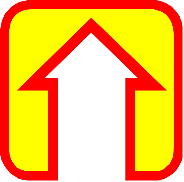 The image shows a stylized graphic with an arrow pointing upwards inside of what appears to be a red square on top of another yellow rectangle that has two arrows forming an "X" shape at its center, suggesting some sort of comparison between different directions or options.