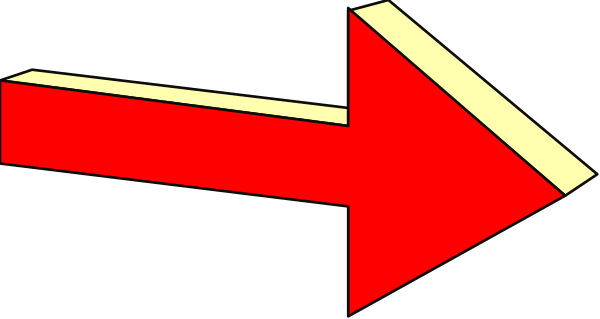 The image shows a red arrow pointing to an unseen direction with white text that reads "right."