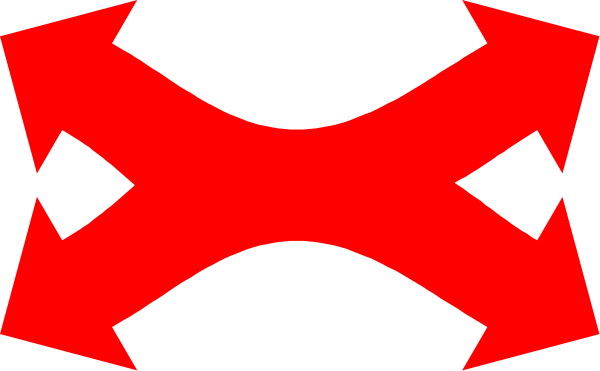 The image shows a red X with two black lines crossing through it on top of what appears to be an abstract background that could represent water due to its wavy pattern.
