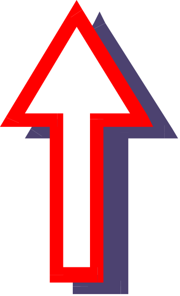 The image shows a red arrow pointing upwards with an upward trend line next to it on what appears to be a graphical representation of data progression over time.