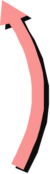 The image shows a simple graphic with an arrow pointing to its right side indicating directionality; there is no text present within this small clip-art image.