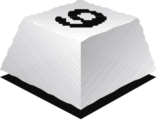 The image shows a computer mouse with an icon of a key on it against a black background.