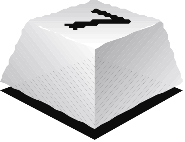 The image shows a computer mouse with an icon of a keyboard on it against a black background.