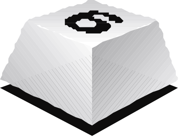 The image shows a computer mouse with an icon of money on it placed over another object that appears to be a key or button labeled "C".