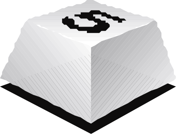 The image shows a computer mouse with an American flag design on it placed next to a keyboard key labeled "Shift."