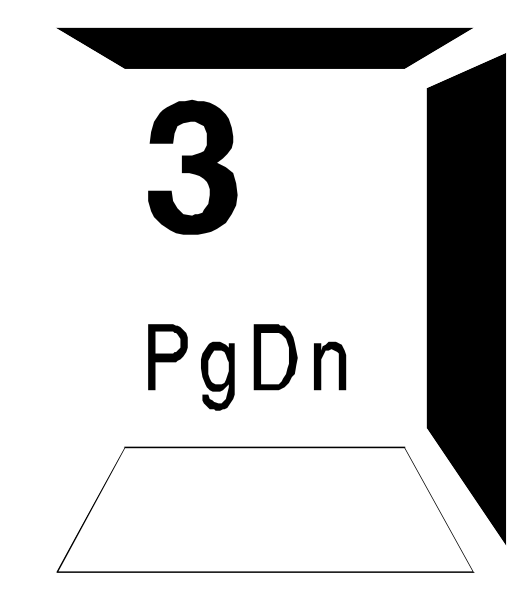 The image shows a periodic table with an atom labeled "Pd" (palladium) at position 3 in group 10 of period 5, which is part of the d-block elements and has atomic number 46. There's also text that reads "PGDn," indicating it might be related to a specific context or study material within chemistry education. The image appears to have been created using clip art with simple line drawings for visual clarity rather than realism, as indicated by the pixelated appearance and lack of shading or color detailing.