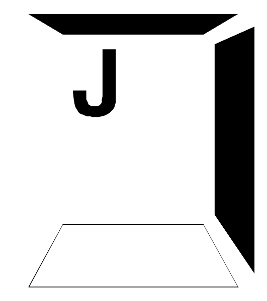 The image shows a black and white line drawing of an open book with pages facing outward; there is no text on it.