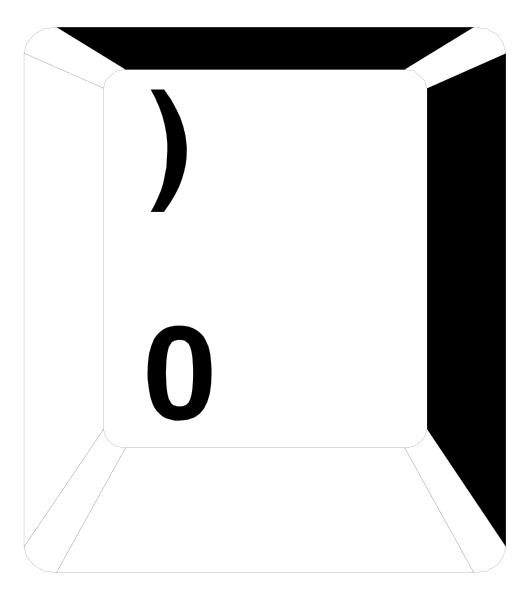 The image shows a black and white line drawing of an open cardboard box with its flaps spread out to reveal nothing inside it.