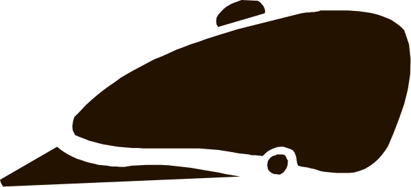 The image shows a simple black silhouette of an airplane flying through what appears to be clouds against a gray background with no other discernible details visible in this small clip-art format.