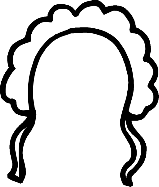 The black and white silhouette of a person's head with an exaggeratedly large nose against a dark background.