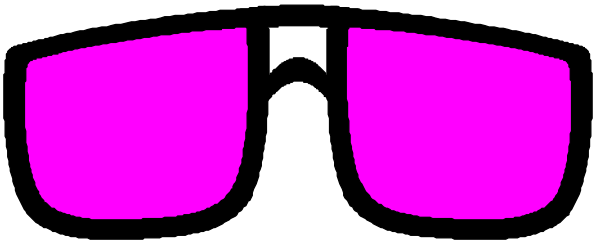 The image shows a purple keyboard with keys that have been altered to look like teeth on top of them against a grey background.