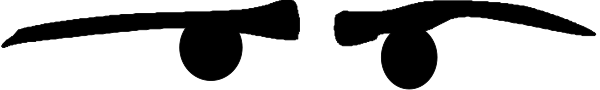 The image shows a gray background with two black lines parallel to each other at different heights on either side of what appears to be an abstract shape in between them that could represent a stylized letter 'e' or another similar form, but it is not clear due to its simplicity and lack of detail.