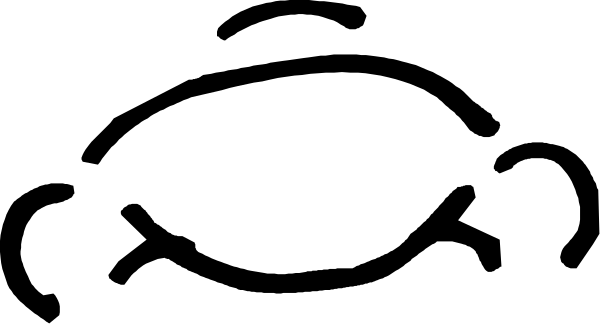 The image shows a black rectangle with white text inside it on an otherwise grey background.